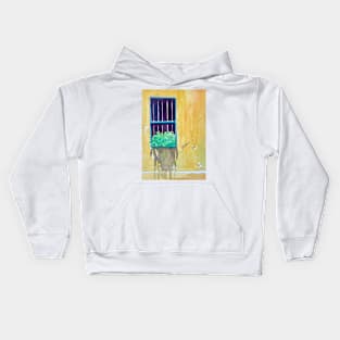 Yellow Wall Kids Hoodie